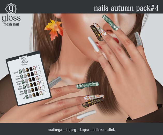 *Gloss* Nails Autumn Pack#4