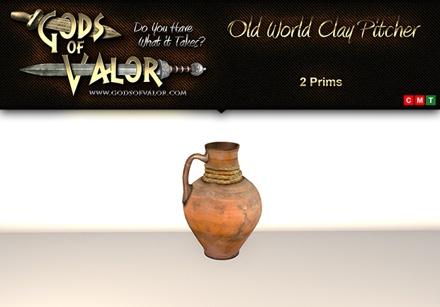 Gods of Valor - Old World Clay Pitcher