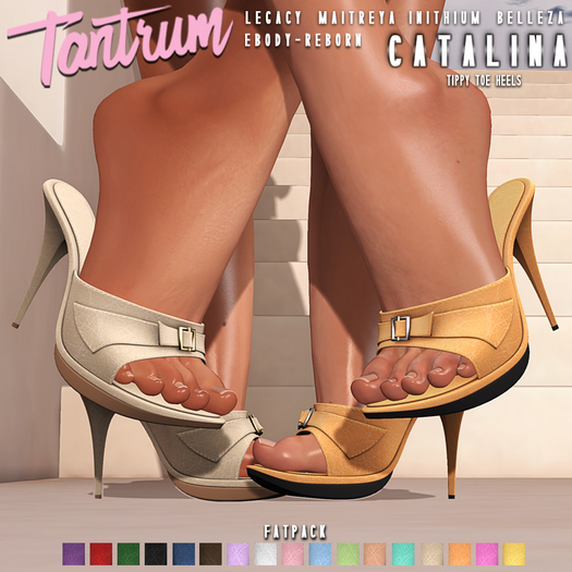 Tantrum - Catalina Tippy Toe Heels - Fatpack 