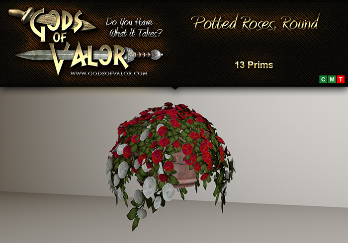 Gods of Valor - Potted Roses Round