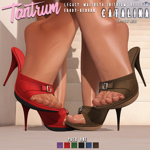 Tantrum - Catalina Tippy Toe Heels - Pack One