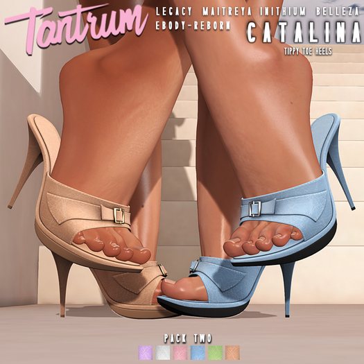 Tantrum - Catalina Tippy Toe Heels - Pack Two 