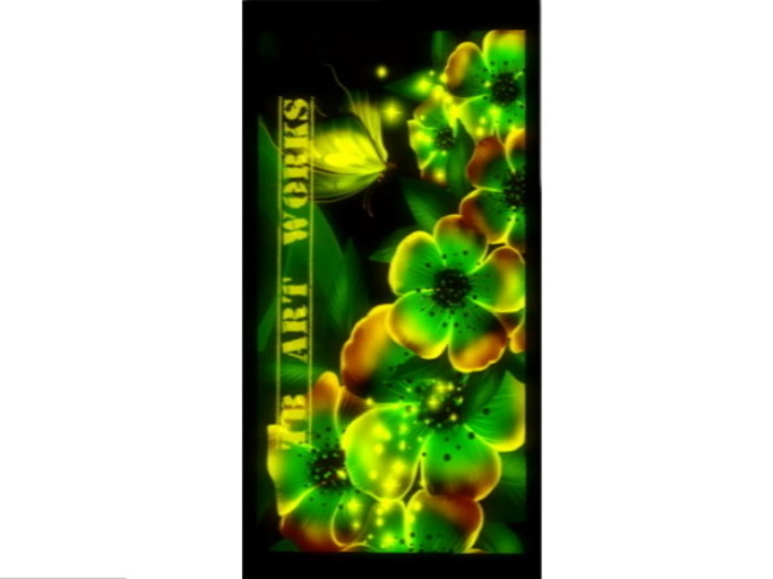 TB Flower Bract Yellow / Green Picture/ Print