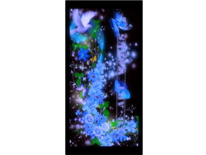 TB Flower Butterfly Pigeon Sparkles