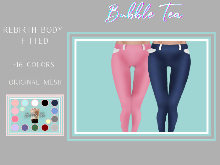 {B.Tea} Cece Fitted Pants Unpacker