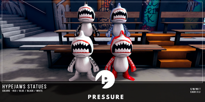 Pressure / HypeJaws Statue - Blue