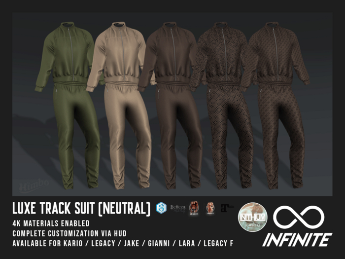 Infinite - Luxe Track Suit (Neutral)