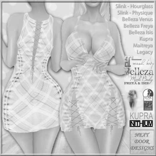 Get It Plaid DEMO: Belleza Freya, Venus, Isis, Maitreya, Legacy, Inithium Kupra, Slink Hourglass & Physique