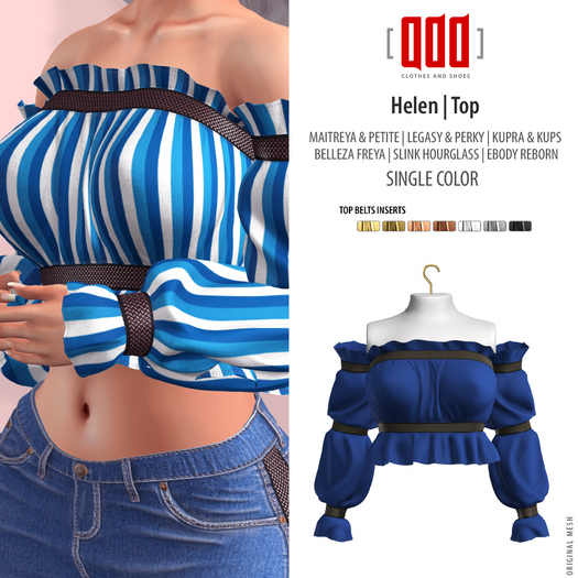 [ADD] Helen Top - BlueDark