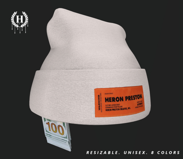 [HYPED] RACKZ BEANIE WHITE unpack