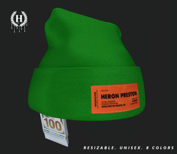 [HYPED] RACKZ BEANIE GREEN unpack