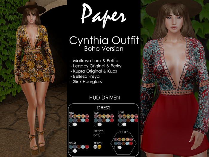 Paper. - Cynthia Outfit // Boho Version