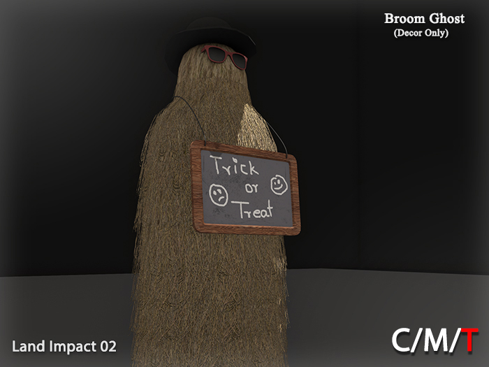 "Killer's" Broom Ghost (Decor Only)