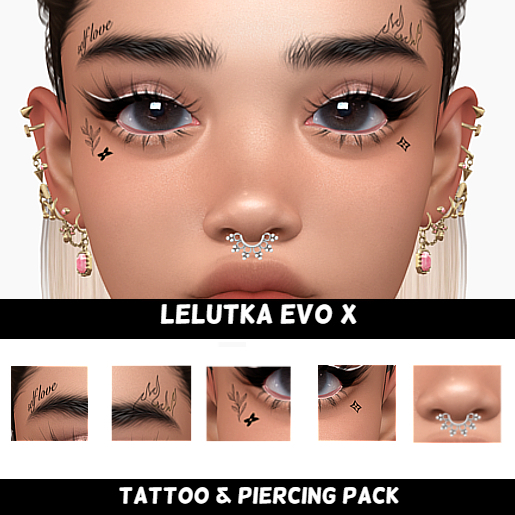 Tattoo & Piercing | Lelutka Evo x BOM