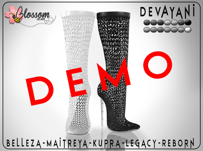 ::BLOSSOM: Devayani Fishnet Boots [DEMO]