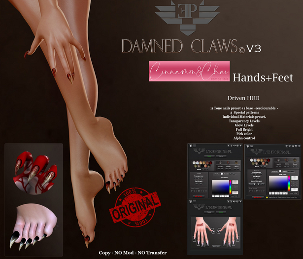 L'Emporio&PL::*Damned Claws*::-Set-  Cinnamon&Chai V3-