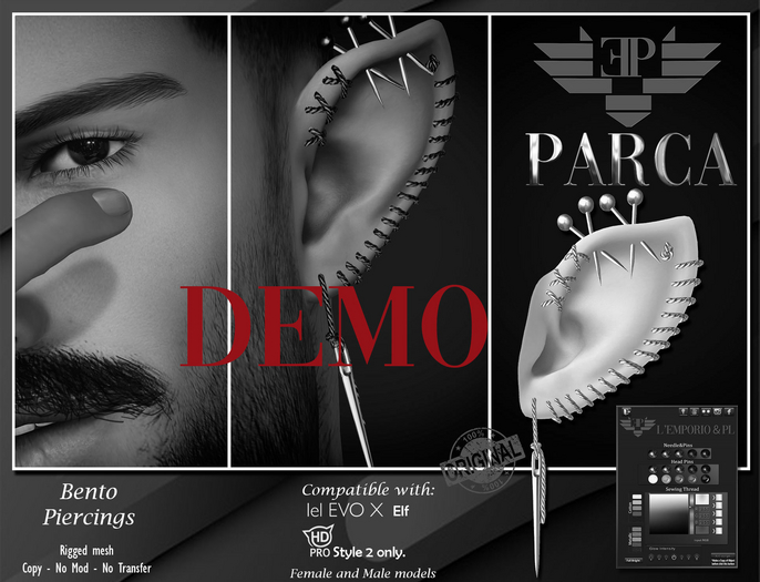 D*E*M*OL'Emporio&PL::*Parca*:: Elf/Style2 Ears Piercing