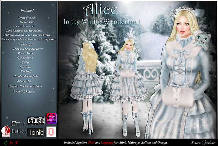 -Lamu Fashion-Outfit *Alice in the Winter Wonderland* DEMO