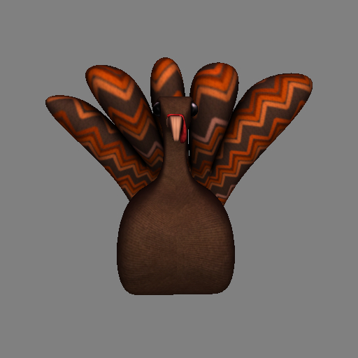 Thanksgiving Holiday Turkey Mesh Tip Jar