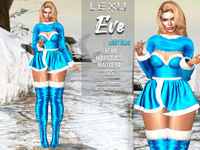LEXU - EVE OUTFIT LIGHT BLUE