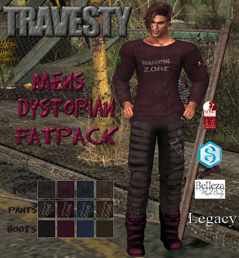 Travesty Mens Dystopian Fatpack