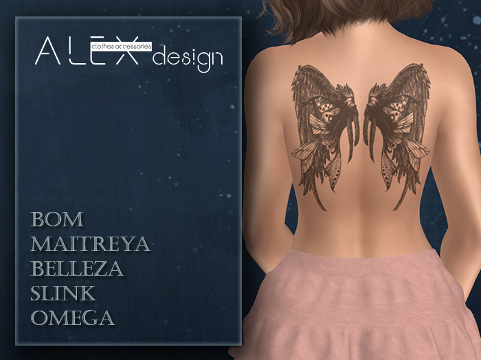 ALEX- Wings tattoo