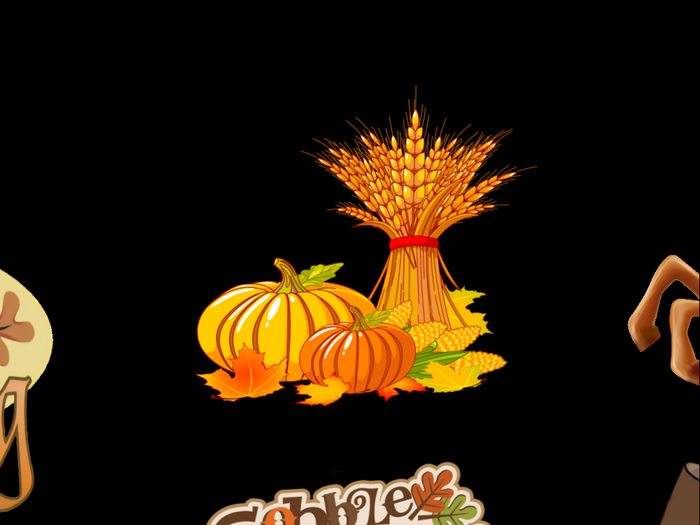 Thanksgiving Cornstalk and Pumpkins 2021
