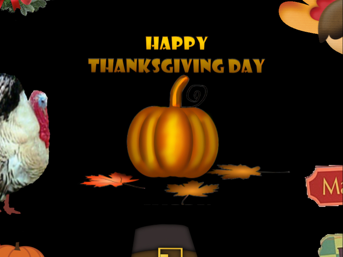 Happy Thanksgiving Day Pumpkin Sign 2021