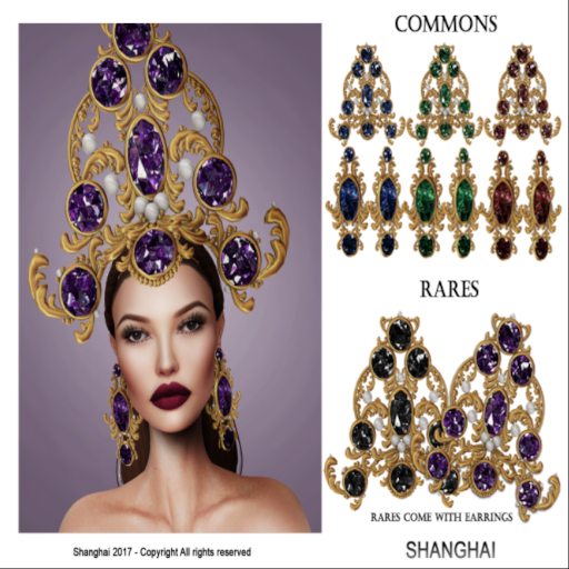 - shanghai - Gode Red Earring