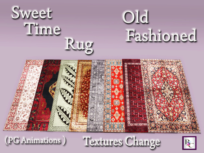 * RC * Animated Sweet Times Rug - Old Fashioned