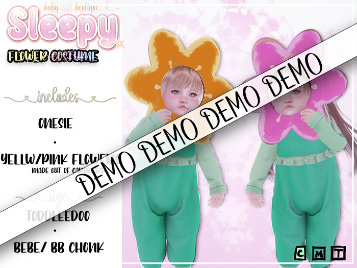 Sleepy. Flower Costume DEMO