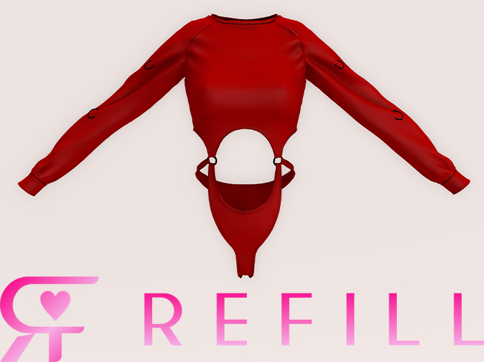:RF: Refill Bodysuit Red