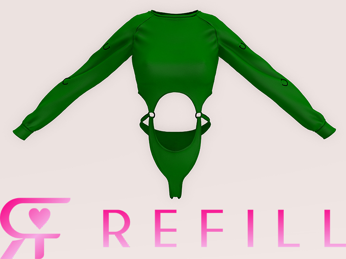 :RF: Refill Bodysuit Green