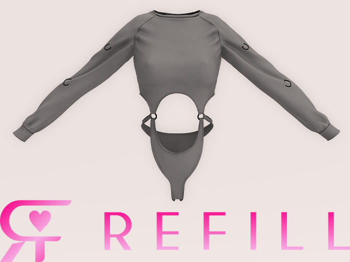 :RF: Refill Bodysuit Gray
