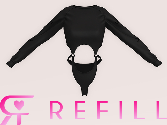 :RF: Refill Bodysuit Black