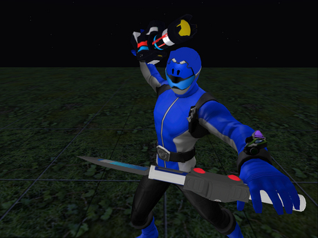 Second Life Marketplace - power rangers beast morpher blue ranger avatar