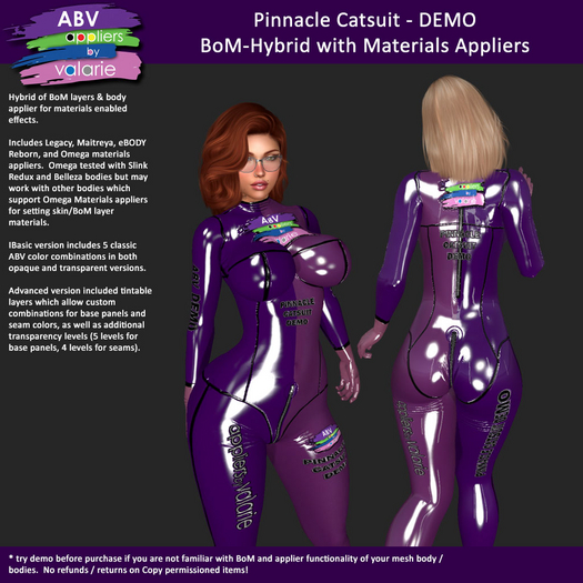 [ABV] Pinnacle Catsuit - DEMO
