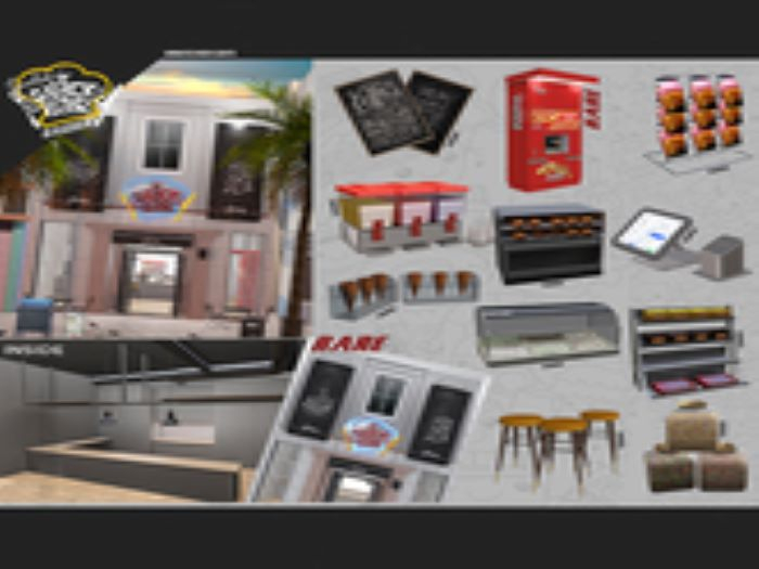 ///SCOTCH/// SNACK BAR GACHA -PIZZA VENDOR  RARE