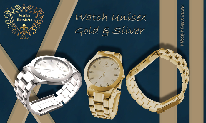 Nala Design - Watch Unisex [Gold/Silver] -  [Resizer]
