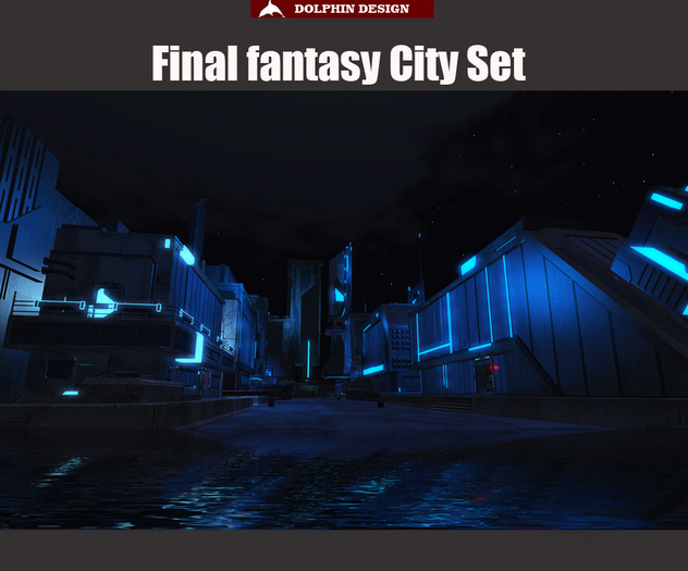 [Dolphin Design]Final fantasy city set