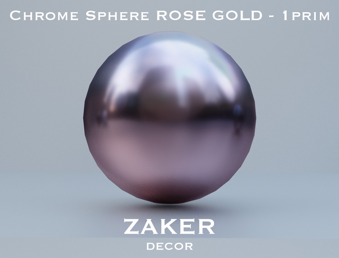 ZAKER : Chrome Sphere ROSE GOLD