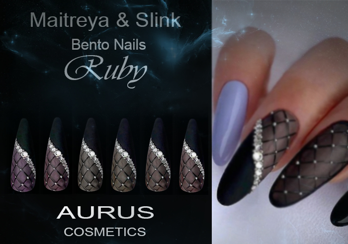 A U R U S - Ruby Bento Nails - Maitreya & Slink