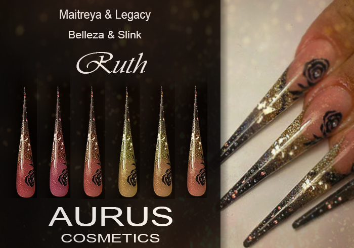 A U R U S -  Ruth Stiletto Bento Nails