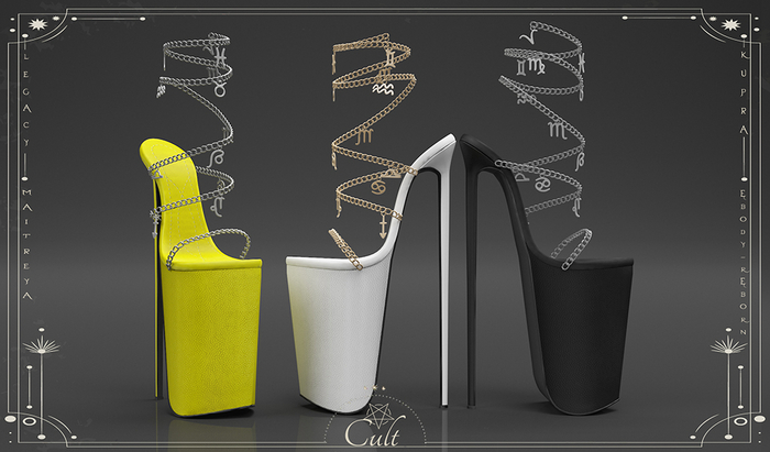 : CULT : Astrology Stiletto Heels with HUD