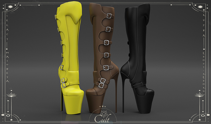 : CULT : Nea Knee High Boots with HUD
