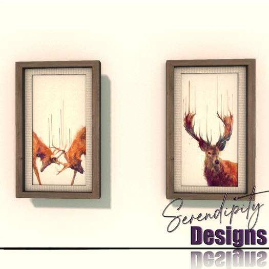 Serendipity Designs - Woodland Watercolor Deer Prints 