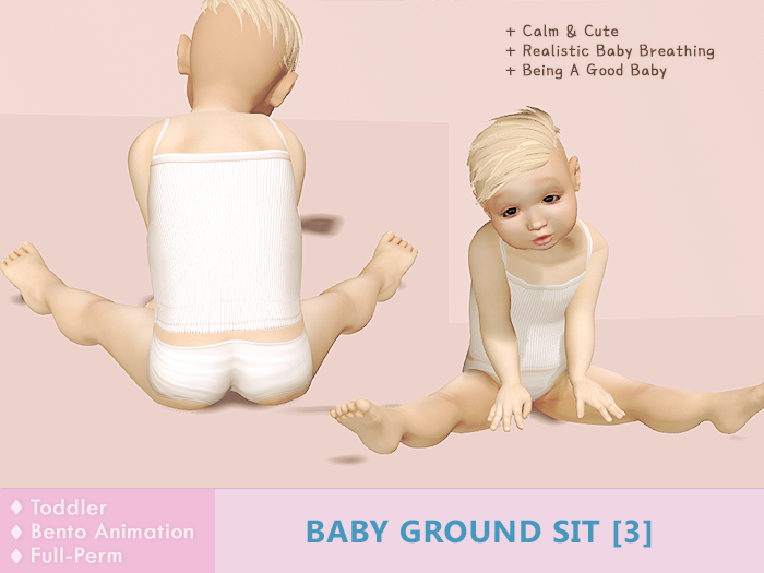 Baby Ground Sit [3] (Cute/Curious/Calm/Good)