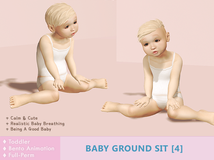 Baby Ground Sit [4] (Cute/Curious/Calm/Good)