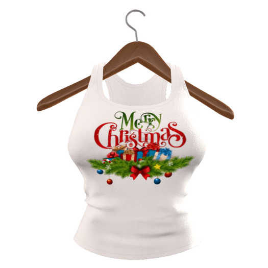 MERRY CHRISTMAS Womens Tank Top (Boxed)