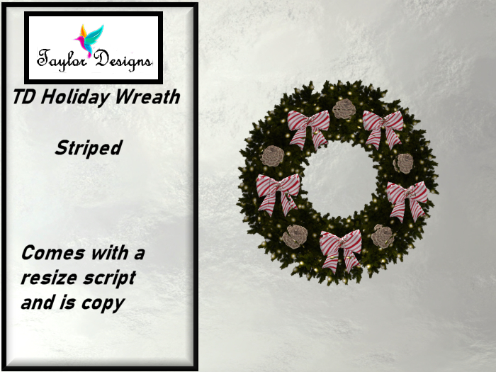 TD Wreath Striped